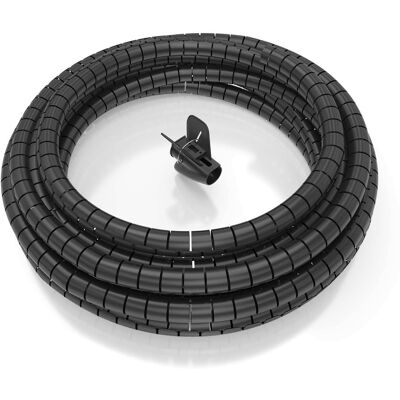Organizador de cables en espiral de 25 mm y 10 m (negro) - AISENS Organizador de cables en espiral de 25 mm y 10 m (negro) - AISENS