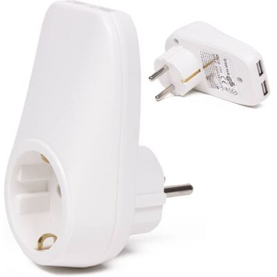 BENSON Toma con 2 salidas USB 2.1A BENSON Toma con 2 salidas USB 2.1A