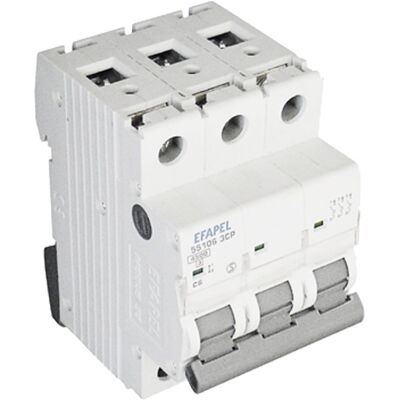 Interruptor MT 3P 32A Curva C 4,5 kA 55132 3CP - EFAPEL Interruptor MT 3P 32A Curva C 4,5 kA 55132 3CP - EFAPEL