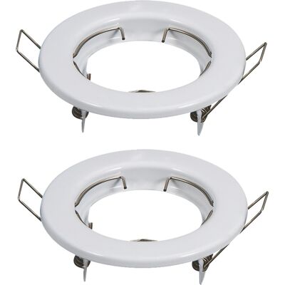 AIGOSTAR - Portafaretto GU10/MR16 80mm - Blanco AIGOSTAR - Portafaretto GU10/MR16 80mm - Blanco