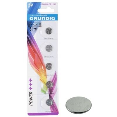 Batería de Litio 3V CR1216 - GRUNDIG Batería de Litio 3V CR1216 - GRUNDIG