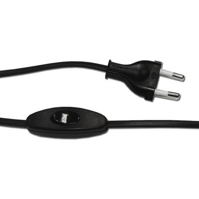 GSC Prolongador 2P Negro c/ Enchufe + Interruptor de Paso (1,5 mts) GSC Prolongador 2P Negro c/ Enchufe + Interruptor de Paso (1,5 mts)