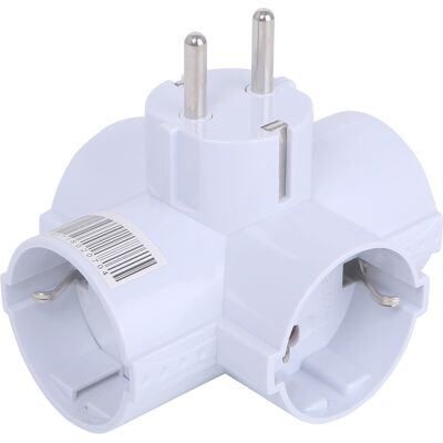 AIGOSTAR Toma Cuádruple con Tierra 16A 250V AIGOSTAR Toma Cuádruple con Tierra 16A 250V