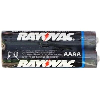 Blister 2 Pilas Alcalinas LR61 AAAA - RAYOVAC Blister 2 Pilas Alcalinas LR61 AAAA - RAYOVAC