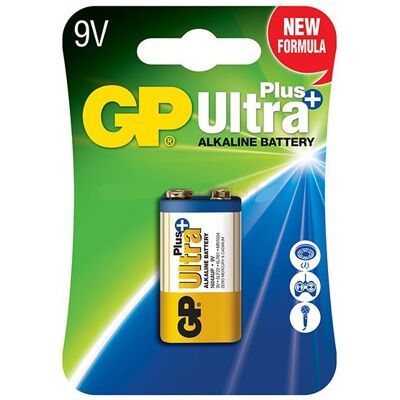 Pila Alcalina 6LR61 9V (ULTRA PLUS+) - GP Pila Alcalina 6LR61 9V (ULTRA PLUS+) - GP