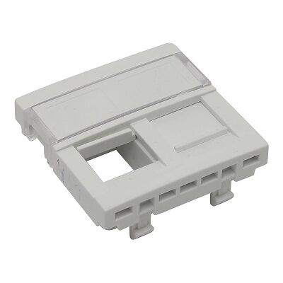 Módulo Doble de Red Efapel - Serie RJ45 - Blanco Módulo Doble de Red Efapel - Serie RJ45 - Blanco