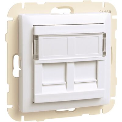 Anillo doble de Efapel para conectores RJ45 - Accesorios eléctricos Anillo doble de Efapel para conectores RJ45 - Accesorios eléctricos