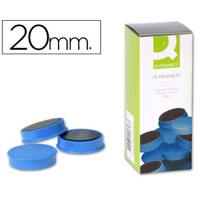 Imán de señalización Q-Connect 2cm azul Imán de señalización Q-Connect 2cm azul