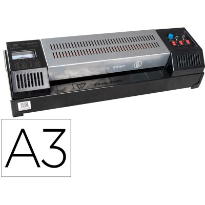 Kf16918 Plastificadora Profesional Din A3 4 Rollos Hasta 200 Micrones - Q-CONNECT Kf16918 Plastificadora Profesional Din A3 4 Rollos Hasta 200 Micrones - Q-CONNECT