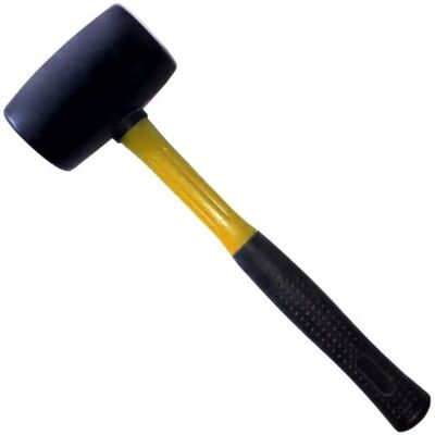 Blim Mazo - Martillo de Cabeza de Goma - 450G - Mango de Fibra - Negro Blim Mazo - Martillo de Cabeza de Goma - 450G - Mango de Fibra - Negro
