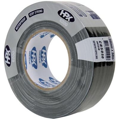 Cinta Gaffer HPX 6000 Negro - 50mm x 50m - Cinta Gaffer Cinta Gaffer HPX 6000 Negro - 50mm x 50m - Cinta Gaffer