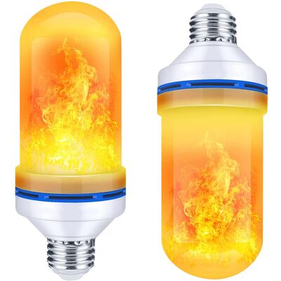 Lámpara LED Efecto FUEGO/LLAMA 230VAC E27 6W Blanco Q. 1400K 250Lm Lámpara LED Efecto FUEGO/LLAMA 230VAC E27 6W Blanco Q. 1400K 250Lm