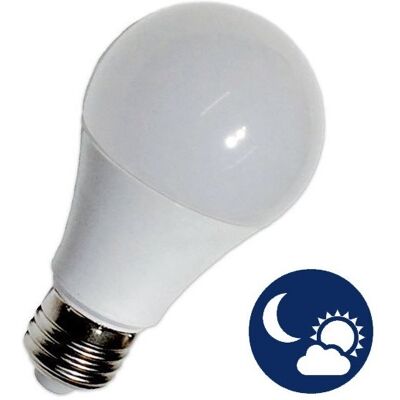 Lámpara LED E27 A60 220V 9W Blanca 4000K 806Lm c/ Sensor Crepuscular (Día/Noche) - WELL Lámpara LED E27 A60 220V 9W Blanca 4000K 806Lm c/ Sensor Crepuscular (Día/Noche) - WELL