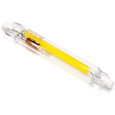 AIGOSTAR Lámpara LED R7S 118mm 8W Blanco Frío 6000K 830Lm - Vidrio AIGOSTAR Lámpara LED R7S 118mm 8W Blanco Frío 6000K 830Lm - Vidrio
