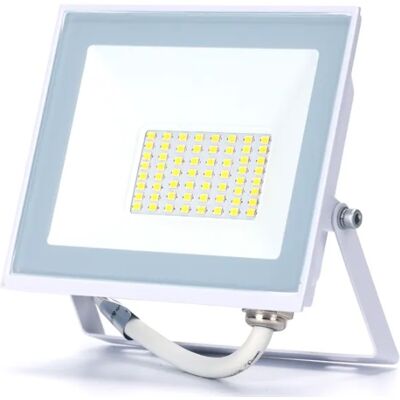 AIGOSTAR Proyector LED Slim IP65 220VAC Blanco 4000K 30W 2700Lm (Blanco) AIGOSTAR Proyector LED Slim IP65 220VAC Blanco 4000K 30W 2700Lm (Blanco)