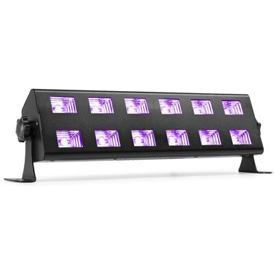 Barra 2x 6 LEDs 3W UV (Luz Negra) BUV263 - beamZ Barra 2x 6 LEDs 3W UV (Luz Negra) BUV263 - beamZ