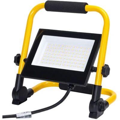 AIGOSTAR Proyector LED 220VAC Luz Blanca 6500K 50W 5000Lm AIGOSTAR Proyector LED 220VAC Luz Blanca 6500K 50W 5000Lm