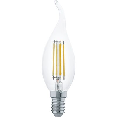 Bombilla LED E14 CF35 "Filamento" 4.5W 2700K 470Lm - TOSHIBA Bombilla LED E14 CF35 "Filamento" 4.5W 2700K 470Lm - TOSHIBA