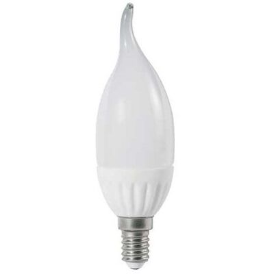 AIGOSTAR Lámpara LED Opalina 220V E14 4W F. Blanca 6000K 340Lm AIGOSTAR Lámpara LED Opalina 220V E14 4W F. Blanca 6000K 340Lm