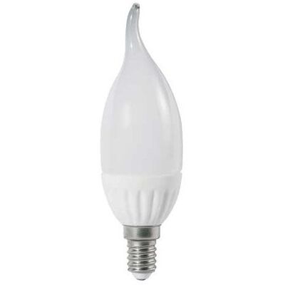 AIGOSTAR Lámpara LED Opalina 220V E14 4W Blanco Q. 3000K 340Lm AIGOSTAR Lámpara LED Opalina 220V E14 4W Blanco Q. 3000K 340Lm