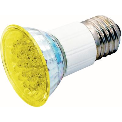 GOOBAY Lámpara 24 LEDs 220V E27 1W Amarillo GOOBAY Lámpara 24 LEDs 220V E27 1W Amarillo