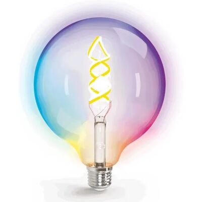 AIGOSTAR Bombilla inteligente G125 E27 4,9W WiFi RGB AIGOSTAR Bombilla inteligente G125 E27 4,9W WiFi RGB