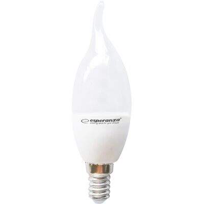 Bombilla LED T37 E14 3W Blanco Q. 260Lm 3000K - ESPERANZA Bombilla LED T37 E14 3W Blanco Q. 260Lm 3000K - ESPERANZA