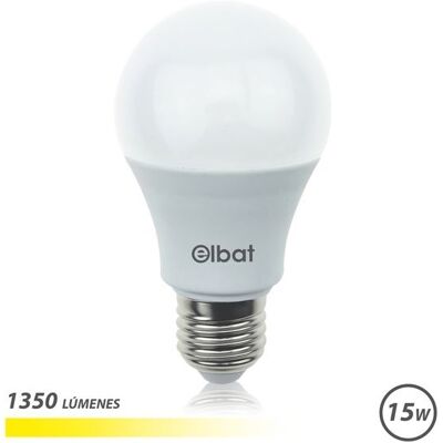 Bombilla LED E27 A60 15W 1350Lm 3000K - ELBAT Bombilla LED E27 A60 15W 1350Lm 3000K - ELBAT