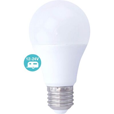 Lámpara LED E27 A60 12/24V DC 12W Blanco Q. 3000K 1160Lm - GSC Lámpara LED E27 A60 12/24V DC 12W Blanco Q. 3000K 1160Lm - GSC
