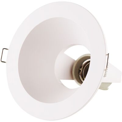 Portalámparas Empotrable Ø125mm p/ Bombilla E27 (Blanco) - GSC Portalámparas Empotrable Ø125mm p/ Bombilla E27 (Blanco) - GSC