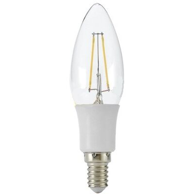 Lámpara LED E14 "Filamento" 220V 3W F. Blanca 6000K 360Lm Lámpara LED E14 "Filamento" 220V 3W F. Blanca 6000K 360Lm