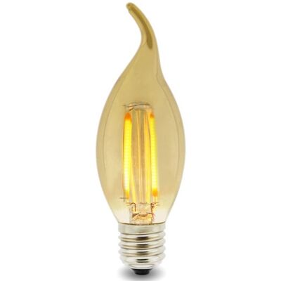 Lámpara LED E14 "Filamento" 220V 4W Blanco Q. 3000K 640Lm Lámpara LED E14 "Filamento" 220V 4W Blanco Q. 3000K 640Lm