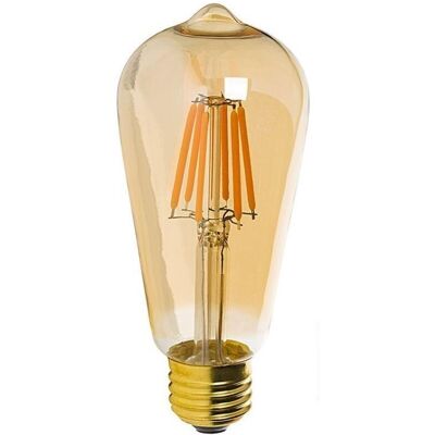 Lámpara LED E27 "Filamento" 220V 7W Blanco Q. 2700K 806Lm Lámpara LED E27 "Filamento" 220V 7W Blanco Q. 2700K 806Lm