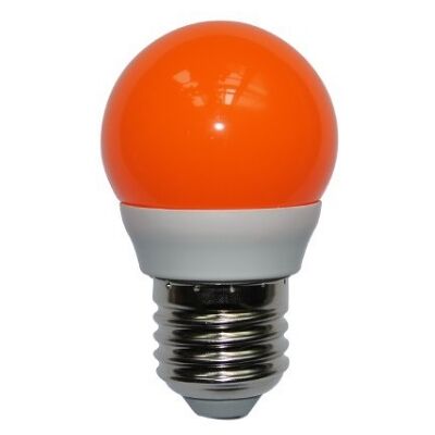 Lámpara LED E27 B45 220V 3W 150Lm - Naranja Lámpara LED E27 B45 220V 3W 150Lm - Naranja