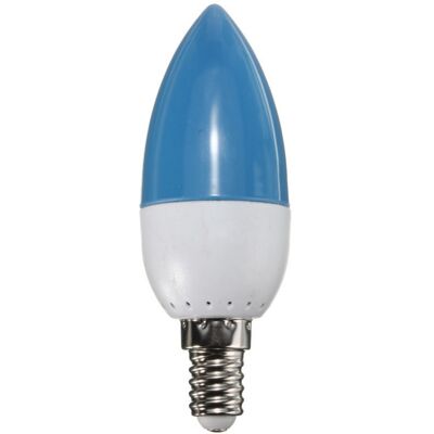 Lámpara LED E14 220V 2W 120Lm - Azul Lámpara LED E14 220V 2W 120Lm - Azul