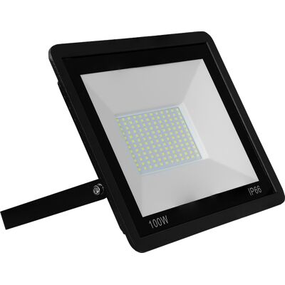 Proyector LED IP65 220VAC Blanco frío 6000K 100W 9000Lm con sensor crepuscular (Se enciende automáticamente) Proyector LED IP65 220VAC Blanco frío 6000K 100W 9000Lm con sensor crepuscular (Se enciende automáticamente)