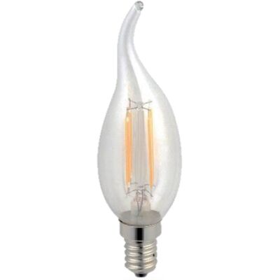 AIGOSTAR Lámpara LED E14 "Filamento" 220V 4W Blanco F. 6000K 470Lm AIGOSTAR Lámpara LED E14 "Filamento" 220V 4W Blanco F. 6000K 470Lm