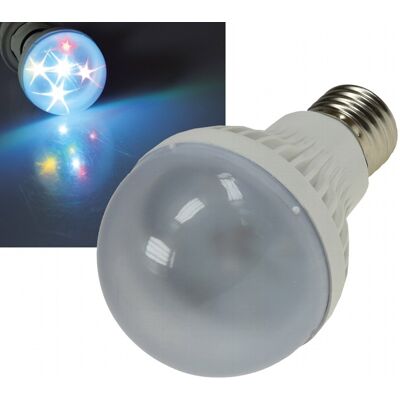 CHILITEC Lámpara LED Efectos RGB E27 220V 1.5W CHILITEC Lámpara LED Efectos RGB E27 220V 1.5W