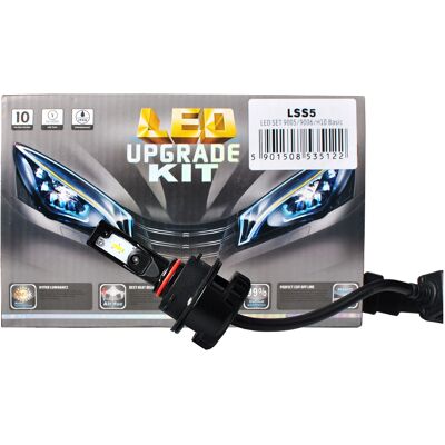 Kit 2x Bombillas LED Cree (HB3 9005 / HB4 9006 / H10) 6000K 32W 5200Lm (Reemplaza Xenon) - M-TECH Kit 2x Bombillas LED Cree (HB3 9005 / HB4 9006 / H10) 6000K 32W 5200Lm (Reemplaza Xenon) - M-TECH