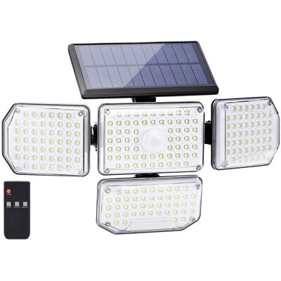 AIGOSTAR Proyector LED 3.145W 6500K 430Lm IP65 con Panel Solar AIGOSTAR Proyector LED 3.145W 6500K 430Lm IP65 con Panel Solar