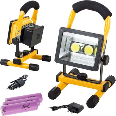 Proyector LED para Obras 220V Blanco F. 6000K 30W 2400Lm (IP65) Proyector LED para Obras 220V Blanco F. 6000K 30W 2400Lm (IP65)