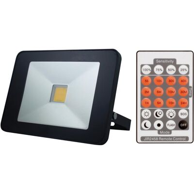 Proyector LED IP65 220V Blanco 4000K 50W 3750Lm con Sensor de Presencia Discreto - PEREL Proyector LED IP65 220V Blanco 4000K 50W 3750Lm con Sensor de Presencia Discreto - PEREL