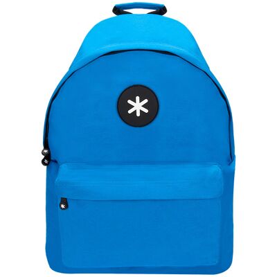 Mochila Para Laptop 14.1" Con Asa Y Bolsillos Con Cremallera Color Azul 310X160X410 Mm - ANTARTIK Mochila Para Laptop 14.1" Con Asa Y Bolsillos Con Cremallera Color Azul 310X160X410 Mm - ANTARTIK