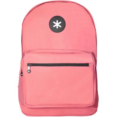 Mochila Para Laptop 15.6" Con Asa Y Bolsillo Frontal Con Cremallera Color Coral 320X140X430 Mm Mochila Para Laptop 15.6" Con Asa Y Bolsillo Frontal Con Cremallera Color Coral 320X140X430 Mm