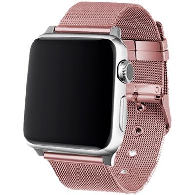 Correa de Metal Rosa para Apple Watch - Series 1-7 & SE Correa de Metal Rosa para Apple Watch - Series 1-7 & SE