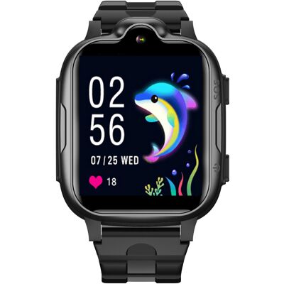 Smartwatch Infantil con videollamadas GPS 4G 42mm (Negro) - DCU TECNOLOGIC Smartwatch Infantil con videollamadas GPS 4G 42mm (Negro) - DCU TECNOLOGIC