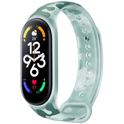 Pulsera de Silicona Original Camuflaje para Xiaomi Mi Band 7 (Verde) - XIAOMI Pulsera de Silicona Original Camuflaje para Xiaomi Mi Band 7 (Verde) - XIAOMI