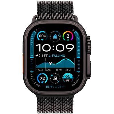 Apple Watch Ultra 2 GPS + Cellular 49mm Titanio Negro con Correa Milanesa Titanio Negro L Apple Watch Ultra 2 GPS + Cellular 49mm Titanio Negro con Correa Milanesa Titanio Negro L