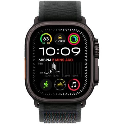 Apple Watch Ultra 2 GPS + Cellular 49mm Titanio Negro con Loop Trail Negro S/M Apple Watch Ultra 2 GPS + Cellular 49mm Titanio Negro con Loop Trail Negro S/M