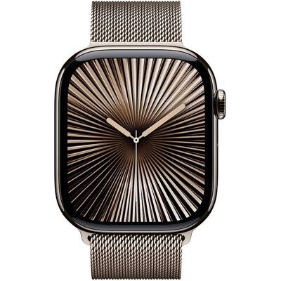 Apple Watch Series 10 GPS + Cellular 46mm Titanio Natural con Pulsera Milanese Loop Natural S/M Apple Watch Series 10 GPS + Cellular 46mm Titanio Natural con Pulsera Milanese Loop Natural S/M